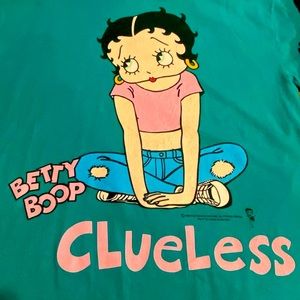Vintage Betty Boop Clueless Oversized Shirt